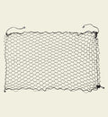 Filet de protection de voiture noir en polyester pour chien Animozen, réglable et résistant, idéal pour la sécurité.