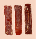 Animozen Tranches de canard et cabillaud pour chien, friandises tendres sans gluten ni céréales.