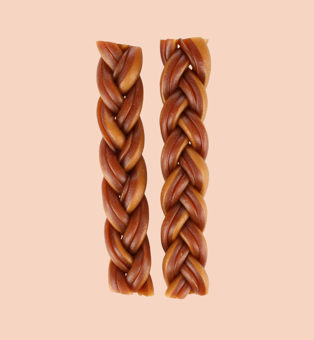 Animozen Friandises Zero Rawhide lanières tressées au poulet pour chien, 2 pièces.