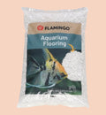 Animozen gravier décoratif blanc pour aquarium, 10 kg, granulométrie 9-12 mm, idéal pour un fond lumineux et la croissance des plantes.