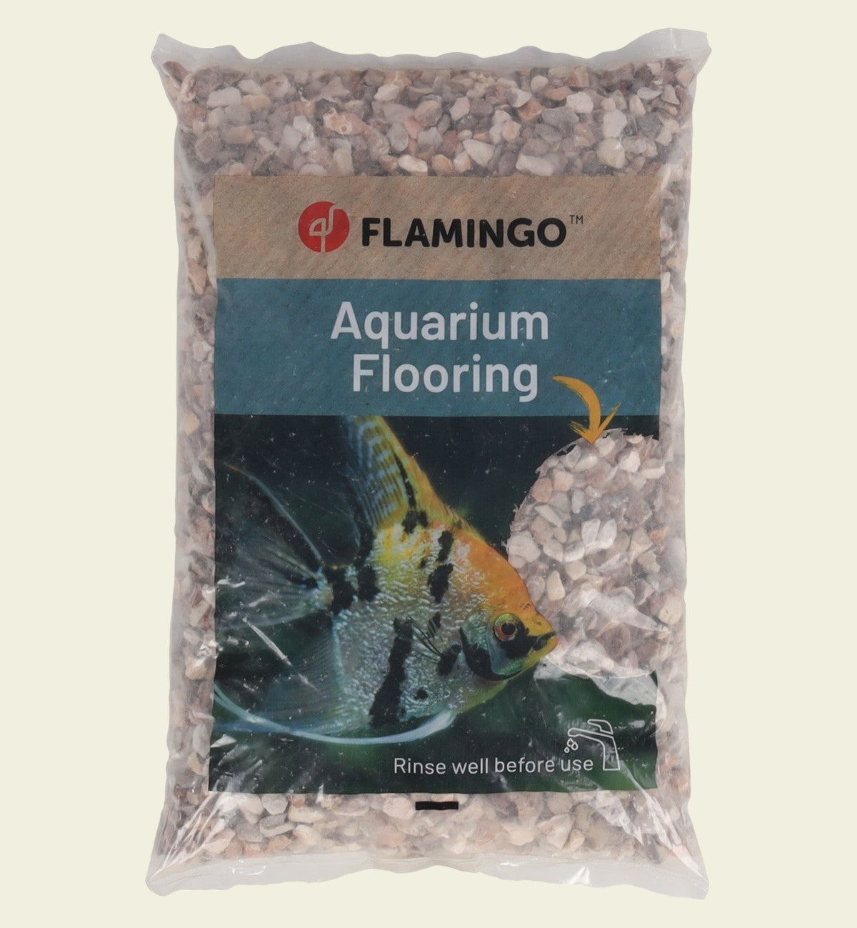 Animozen gravier décoratif multicolore pour aquarium, 8 kg, granulométrie 6-8 mm, idéal pour plantes et poissons.