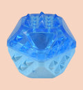 Animozen Jouet Snowy Balle Glacée Bleu en caoutchouc TPR, forme diamant, idéal pour l'été et l'hygiène dentaire