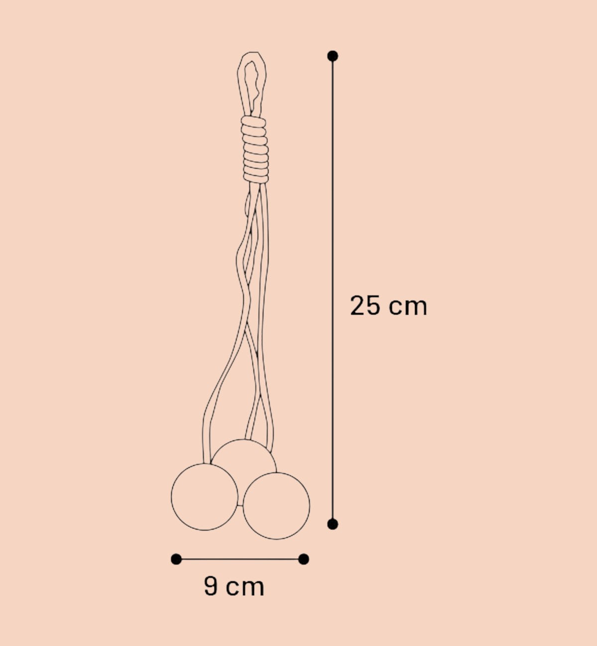 Animozen Jouet Justo Balle Interactive pour Chat, balle en sisal et matière synthétique, brun et jaune, avec cliquetis et cataire.