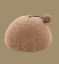 Animozen Krabdome Veda beige jute dome cat scratching toy with sound ball