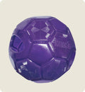 Animozen Jeu Kong Flexball ballon de football pour chien en caoutchouc TPR violet avec poignées pour jeu interactif