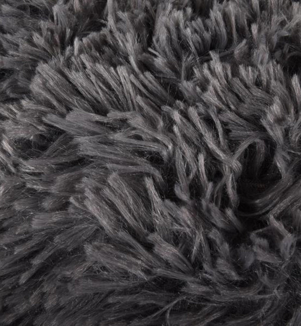 Panier rond Animozen en peluche douce grise, rembourrage polyester, fond antidérapant, lavable en machine.
