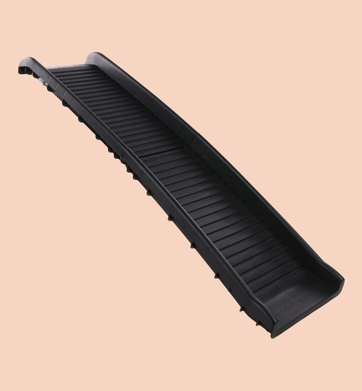 Animozen Rampe pliable pour chien en plastique noir, antidérapante, 156 x 40 x 15 cm, supporte jusqu'à 90 kg.