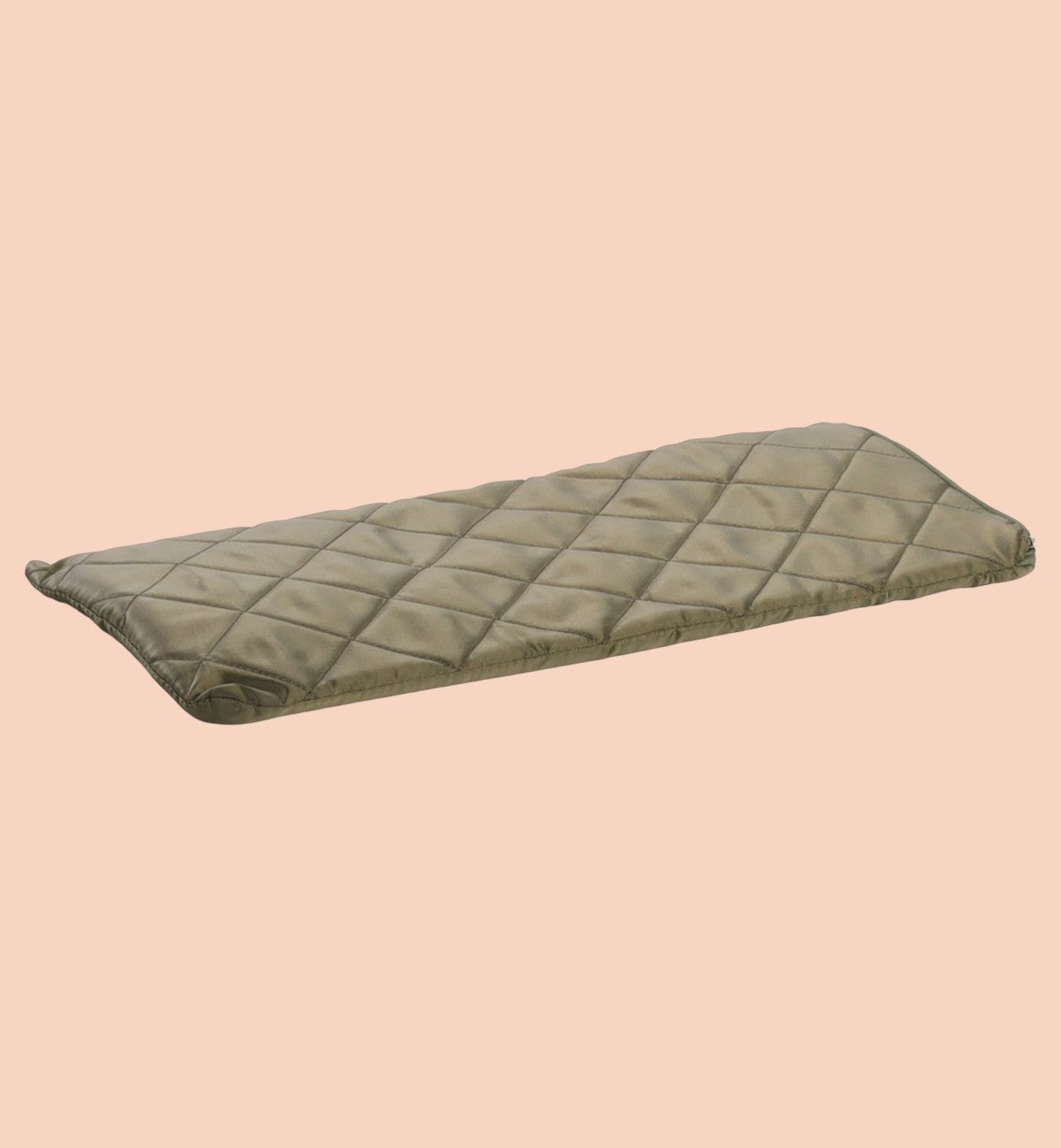 Animozen Sac de Transport pour Chien Ken vert matelassé en polyester, 41x21x32 cm, idéal pour animaux jusqu'à 7kg.