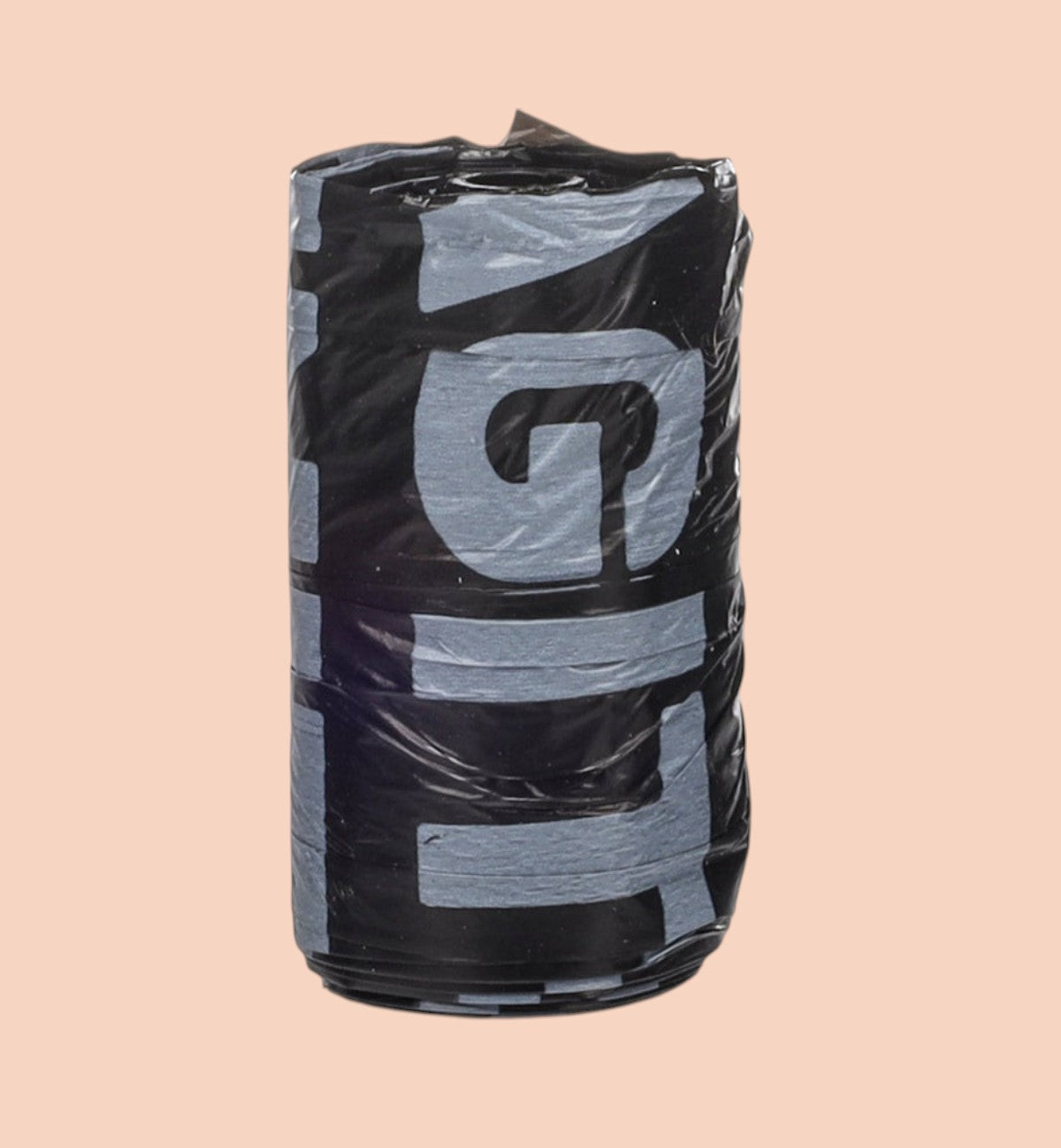 Lot de 4 rouleaux de sacs à déjections pour chien Animozen noirs, 22x32 cm, en polyéthylène haute densité.