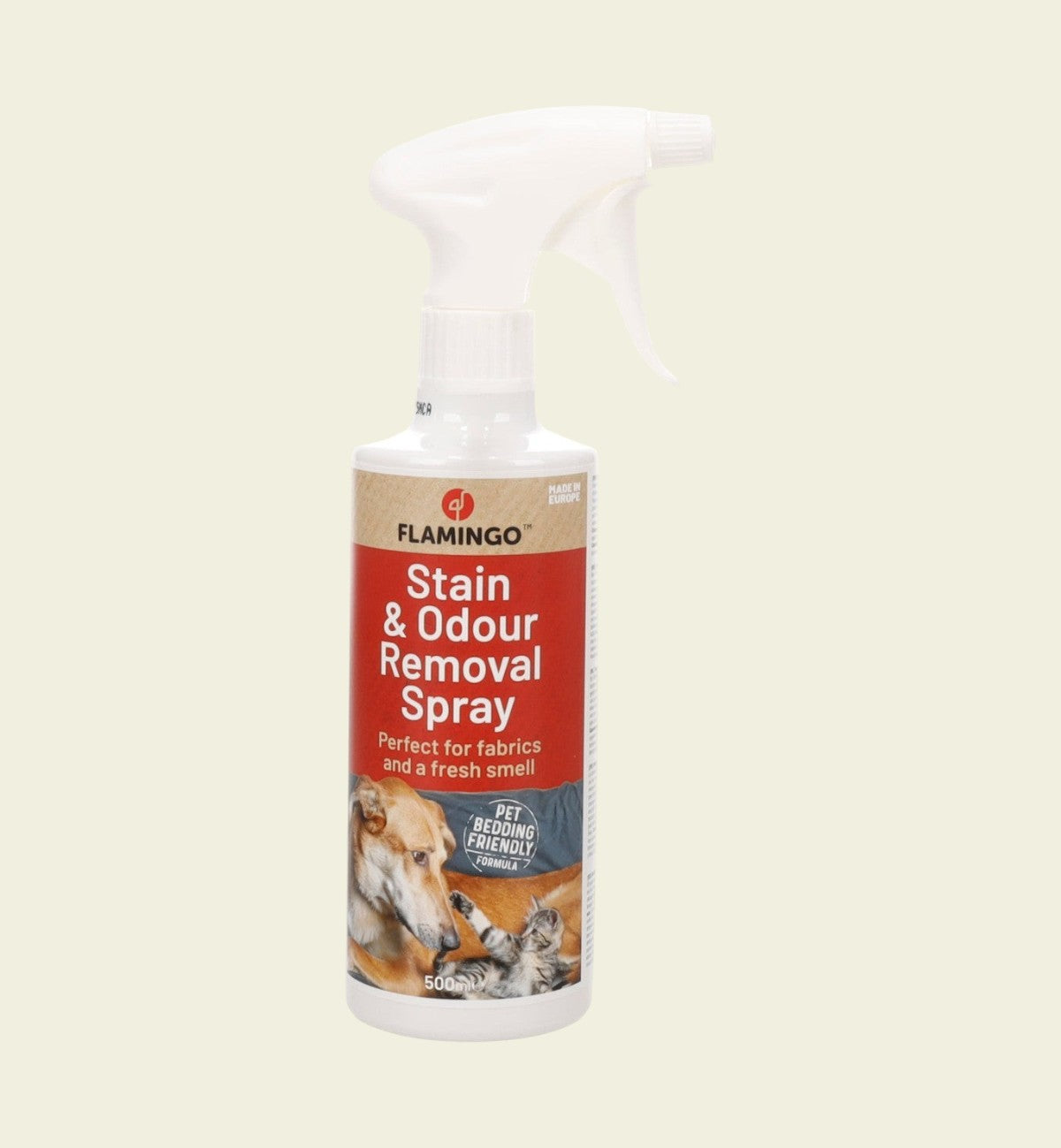 Animozen Spray Détachant et Désodorisant pour Chien Freshka, 500 mL, élimine taches et odeurs sur textiles.