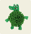 Animozen tapis de fouille crocodile vert en polyester pour chien, lavable en machine, base antidérapante.