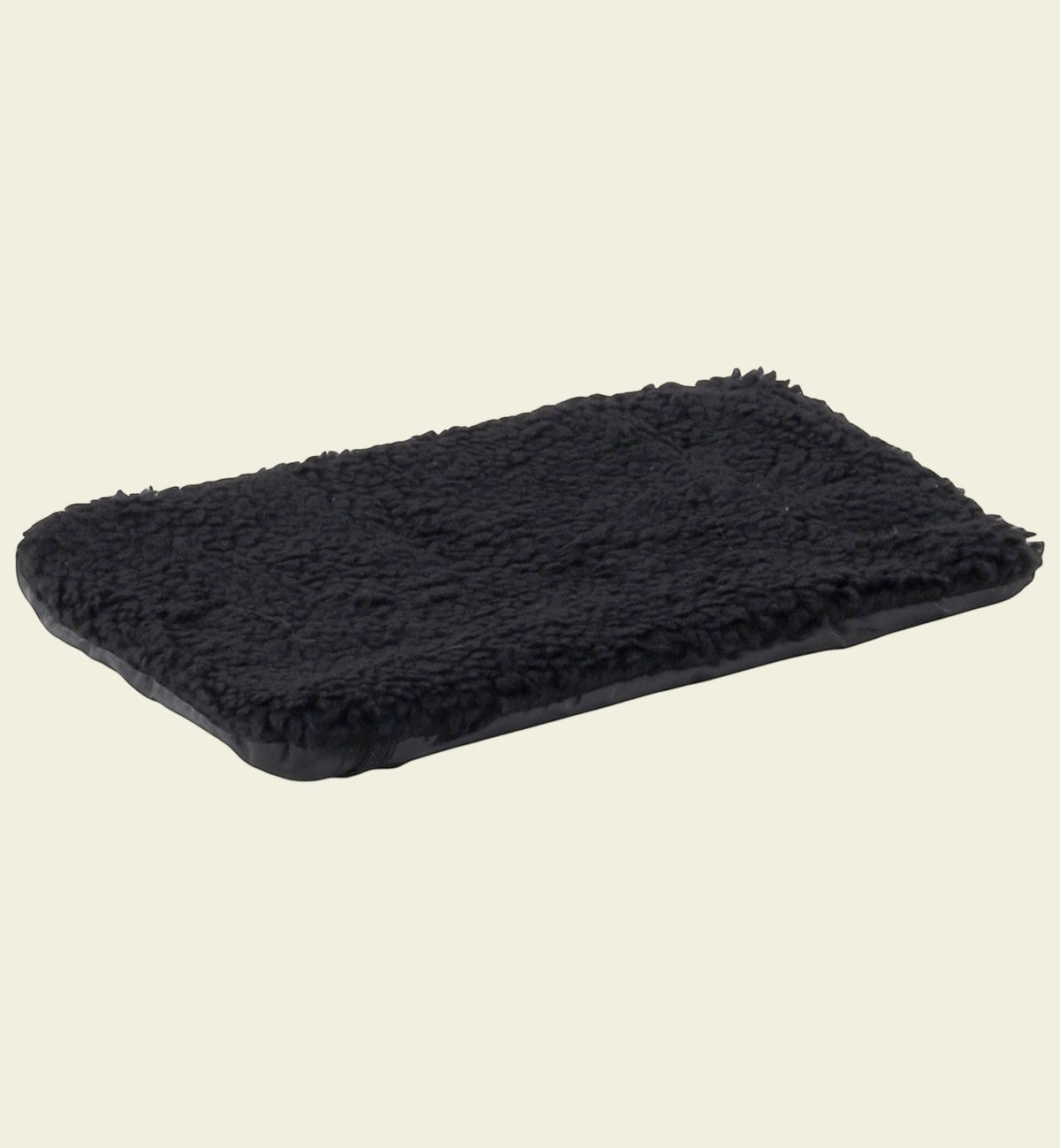 Tapis noir en polaire pour sac de transport pour chien Animozen, 40 x 25 cm