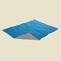 Tapis rafraîchissant bleu en PVC waterproof pour chien, avec gel intégré, 65x50cm, par Animozen