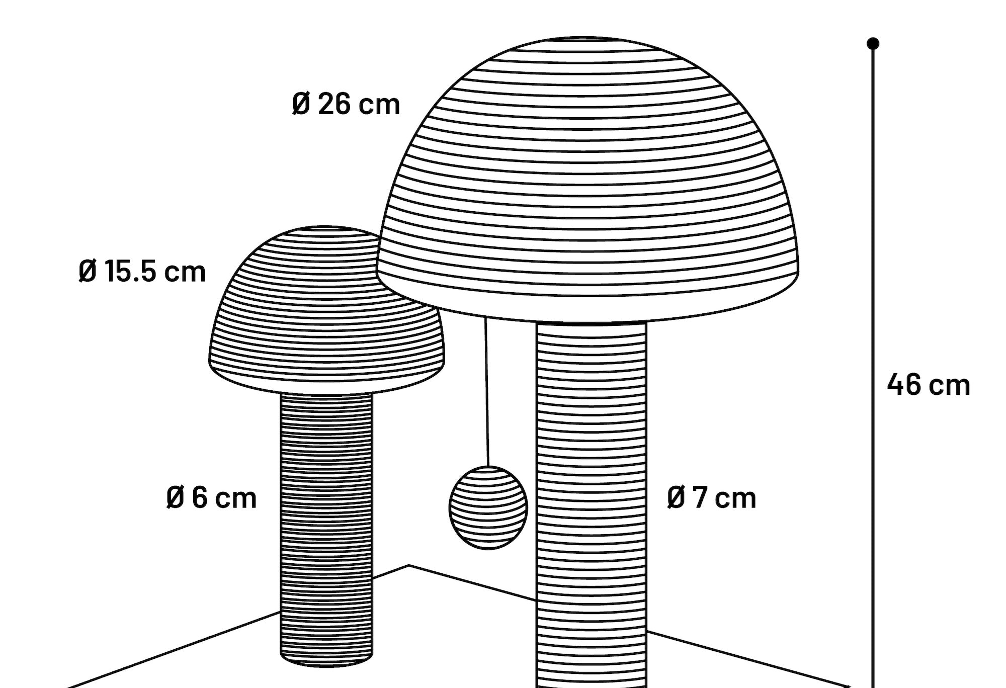 Arbre a griffer pour chat Champignon