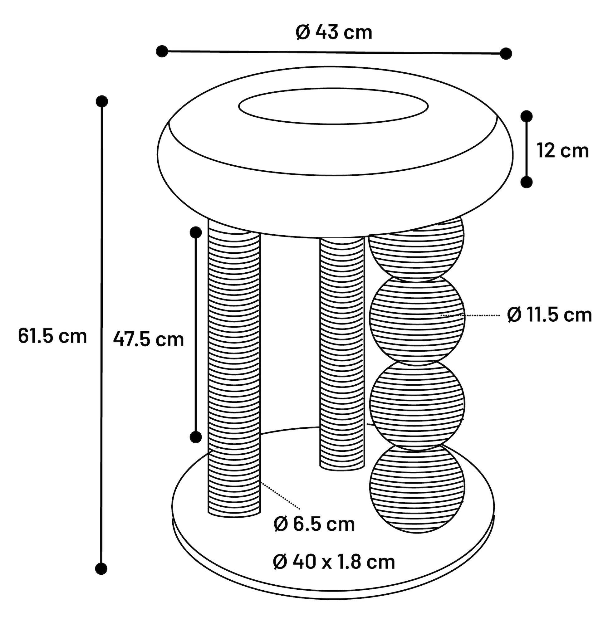 Arbre a griffer pour chat Duchesse