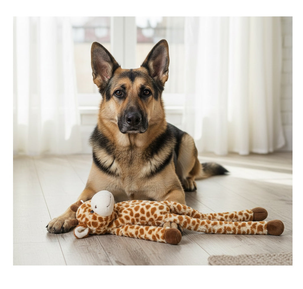 Jeu Geant sonore pour chien Garry Girafe en peluche - vue 4