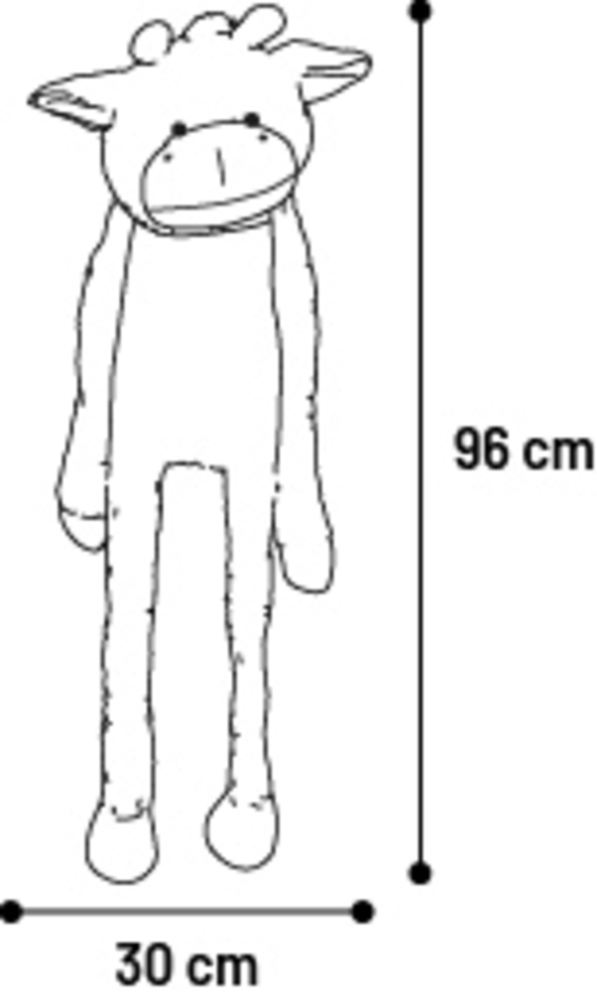 Jeu Geant sonore pour chien Garry Girafe en peluche - vue 3