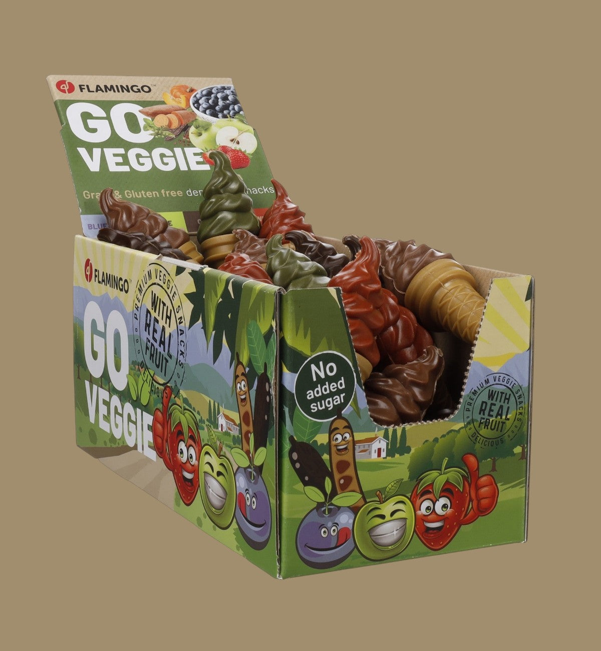 Friandises en lot pour chien veggie cornet à glace