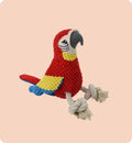 Jouet peluche Mateo le perroquet corde pour chien