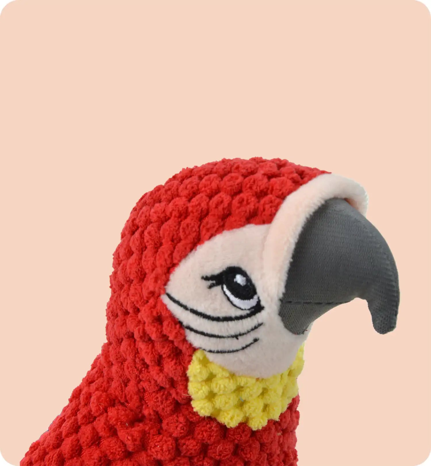 Jouet peluche Mateo le perroquet corde pour chien