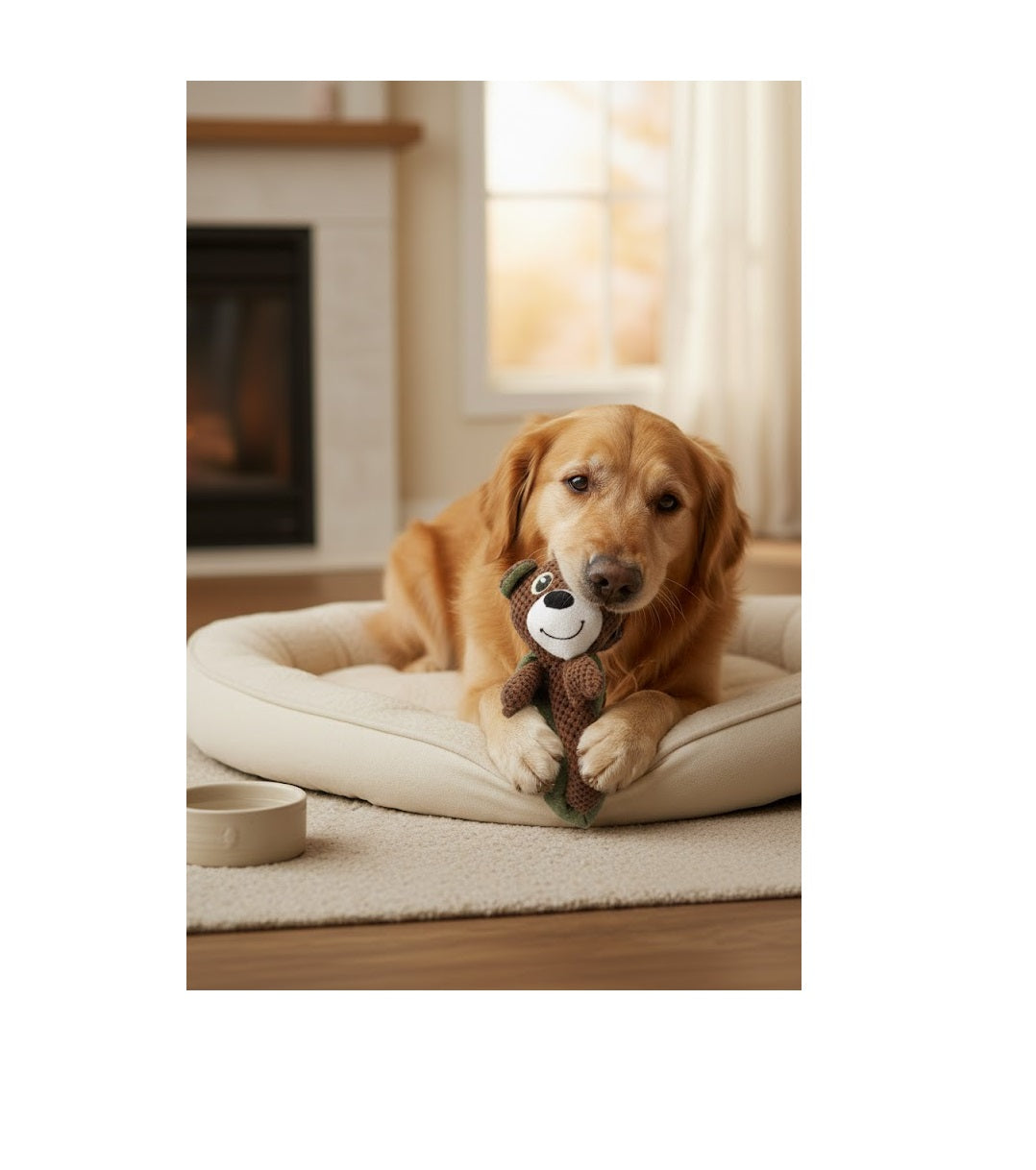 Peluche ours pour chien - vue 2