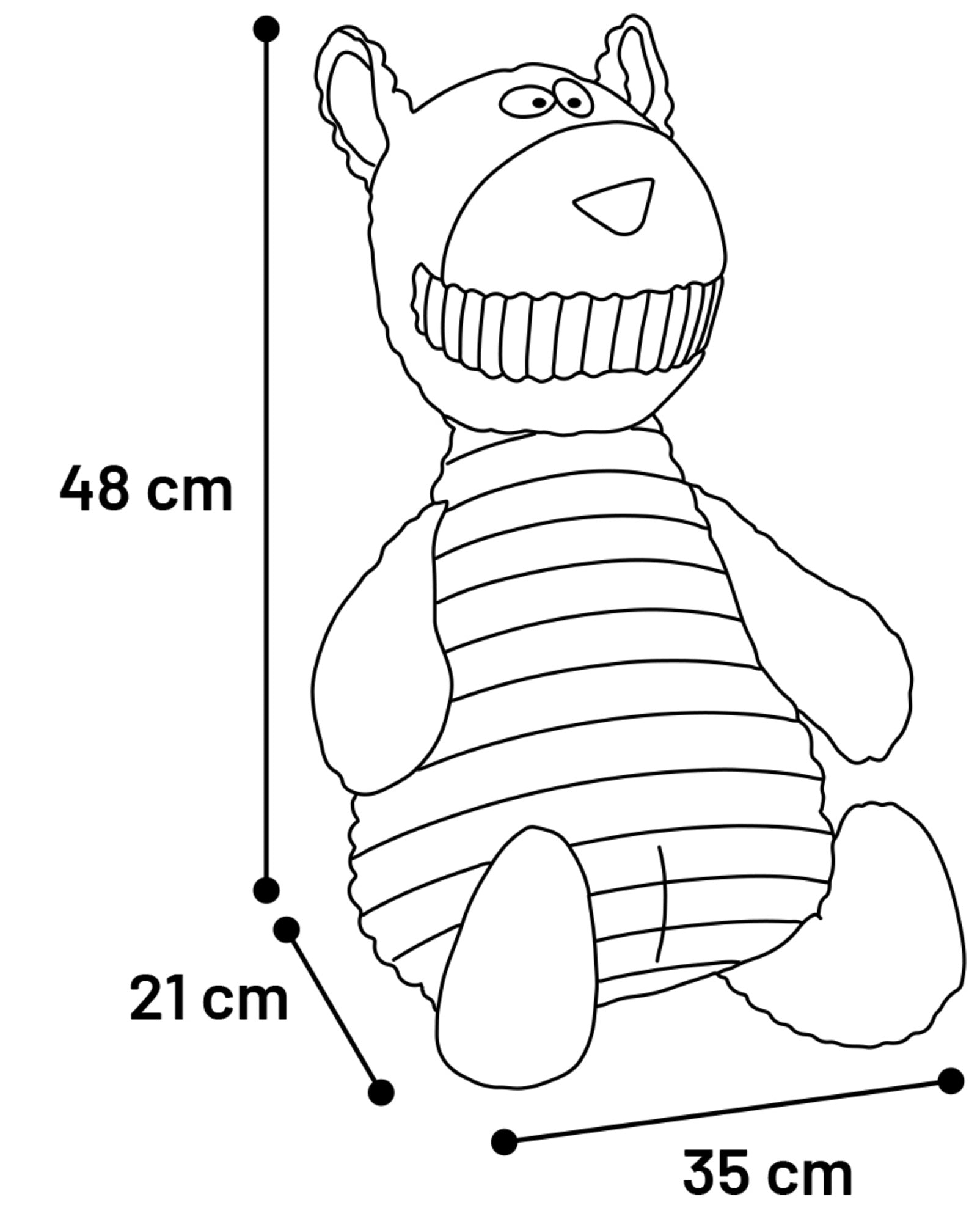 Peluche sonore Ribi le renard - vue 3