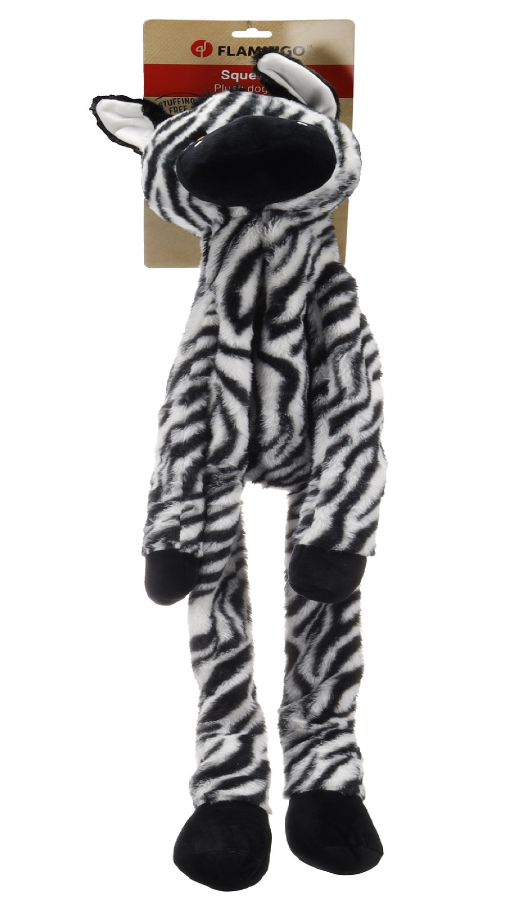 Jeu Geant sonore pour chien Zebre en peluche - vue 2